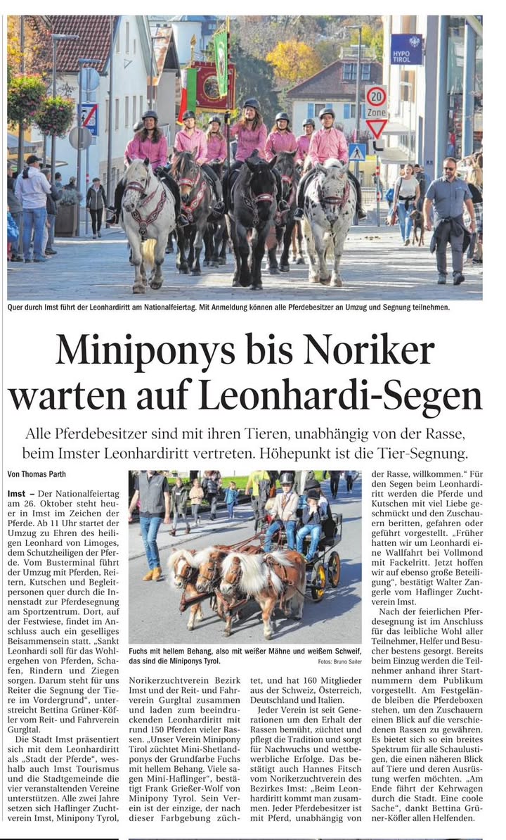 Facebook Beitrag RFV Gurgltal